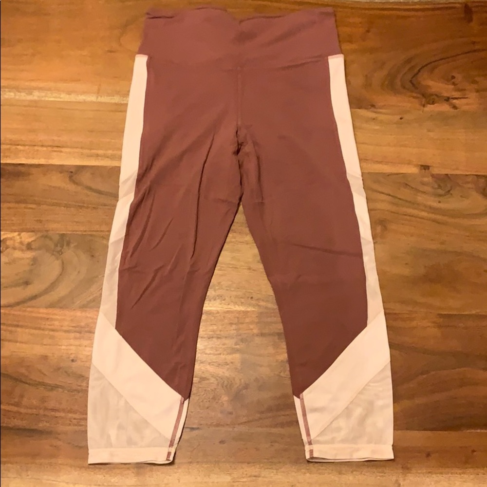 Athleta Leggings w/ Mesh Detail